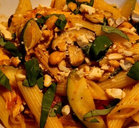 Chicken Pasta Stir-fry