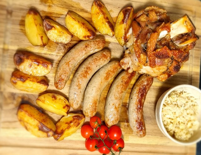 Schweinshaxe platter