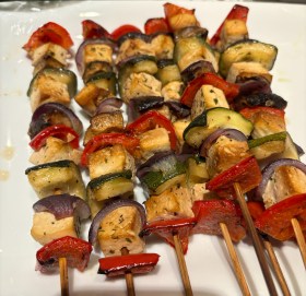 Easy Tofu Kebabs